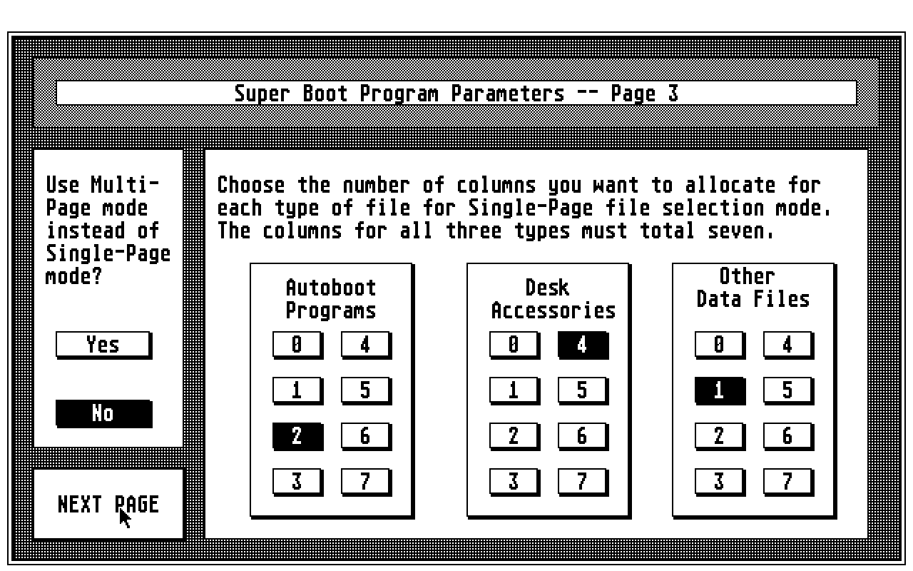 Super Boot atari screenshot